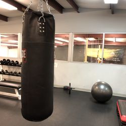 Heavy bag, Kettlebells, and lighter weights in our second floor training studio
