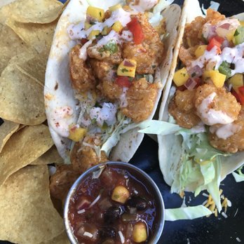 Down the Hatch Maui - Crispy shrimp tacos - Seafood Near Me - Lahaina, Hawaii