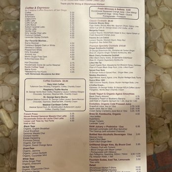 Shorehouse Kitchen - Drink menu - Breakfast & Brunch Near Me - Carlsbad, California Shorehouse Kitchen - Drink menu - Breakfast & Brunch Near Me - Carlsbad, California