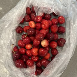 $9.50 worth of cherries at $6.25/lb as of May 2023