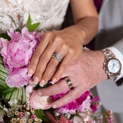 The Nature of Things - Husband & Wife hand over the bouquet.