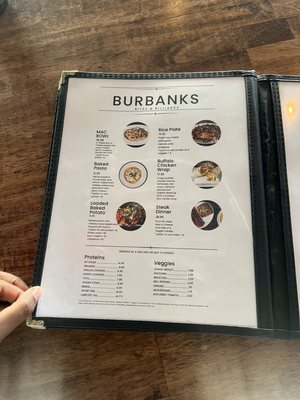 Menu photo 4 Burbanks Bites and Billiards San Jose, CA