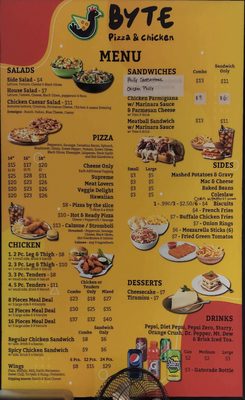 Menu photo 1 Byte Pizza & Chicken Las Vegas, NV Menu photo 1 Byte Pizza & Chicken Las Vegas, NV