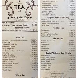 The Herb Room - Menu