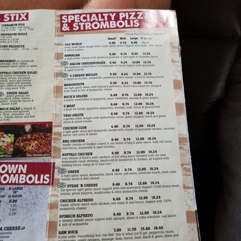 Buck's Pizza - a menu for a restaurant - Pizza Near Me - Baytown, Texas Buck's Pizza - a menu for a restaurant - Pizza Near Me - Baytown, Texas