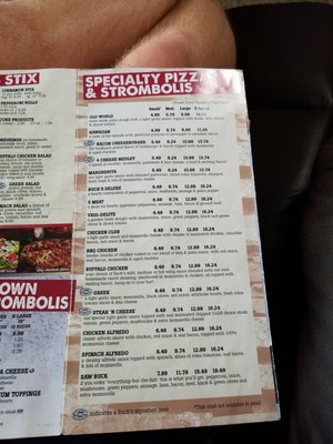 Menu photo 2 Buck's Pizza Baytown, TX Menu photo 2 Buck's Pizza Baytown, TX