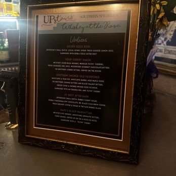 Rose Villa Southern Table & Bar - Whiskey menu - Southern Near Me - Ormond Beach, Florida