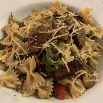 Lemon Leaf Cafe - Bow tie pasta with sausage in a butter sauce - Bakeries Near Me - Palmdale, California