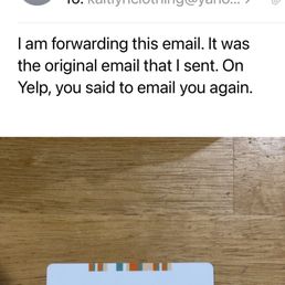 Proof that email was sent as instructed Proof that email was sent as instructed