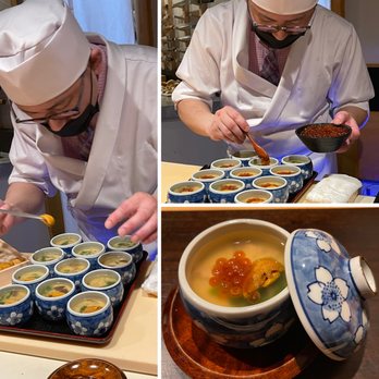 Yuji - Chawanmushi, topped with uni and ikura - Japanese Near Me - San Francisco, California Yuji - Chawanmushi, topped with uni and ikura - Japanese Near Me - San Francisco, California
