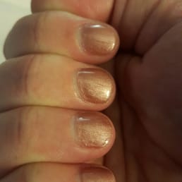Wish the gap between the cuticle and polish weren't so large.