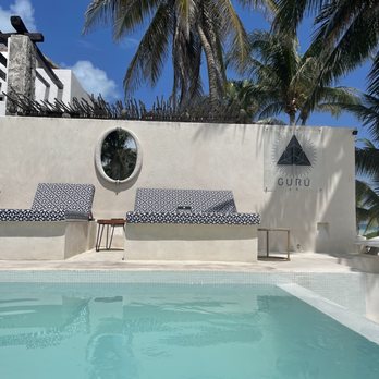 Guru Beach Club - Day beds - Beach Bars Near Me - Isla Mujeres, ROO Guru Beach Club - Day beds - Beach Bars Near Me - Isla Mujeres, ROO