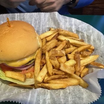Sports Grill - Sunset - Cheese Sports Burger - Sports Bars Near Me - Miami, Florida