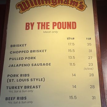 Willingham's World Champion BBQ - Menu - Barbeque Near Me - Redondo Beach, California Willingham's World Champion BBQ - Menu - Barbeque Near Me - Redondo Beach, California