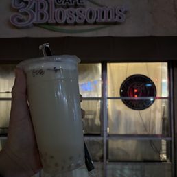 Genmaicha milk tea