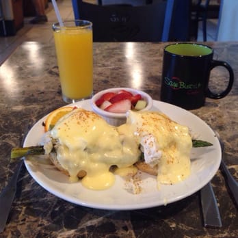 Sage Biscuit Cafe - Oscar Benedict - special of the day... crab and asparagus on homemade biscuit topped by homemade Hollandaise. Yum! - Breakfast & Brunch Near Me - Bradenton, Florida Sage Biscuit Cafe - Oscar Benedict - special of the day... crab and asparagus on homemade biscuit topped by homemade Hollandaise. Yum! - Breakfast & Brunch Near Me - Bradenton, Florida