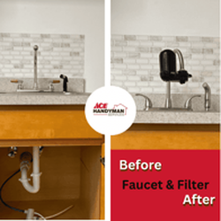 Ace Handyman Services Isle of Wight Suffolk - Ace Handyman Services Update Faucet and Filter in Carrollton, VA