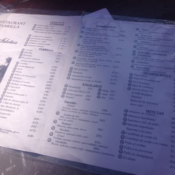 Los Isleños - Carta (julio 2016) - Argentine Near Me - Tigre, B