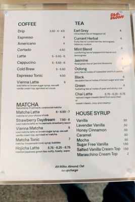 Menu photo 2 Slow Bloom Coffee Redlands, CA Menu photo 2 Slow Bloom Coffee Redlands, CA