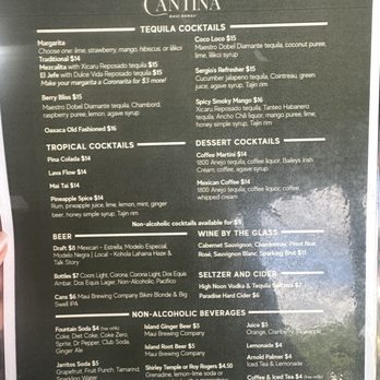 Sergio's Cantina - Drink Menu - Mexican Near Me - Lahaina, Hawaii Sergio's Cantina - Drink Menu - Mexican Near Me - Lahaina, Hawaii