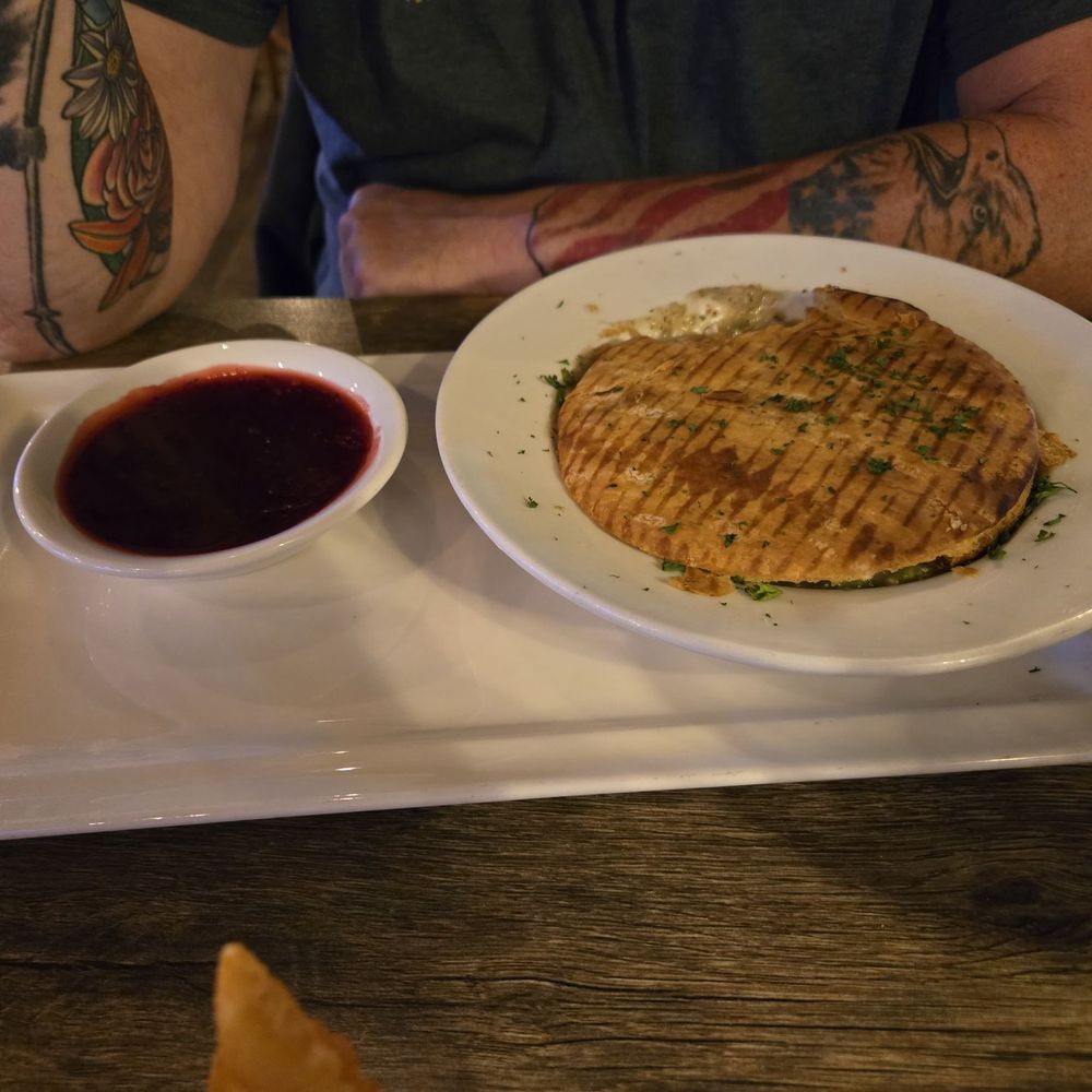 The Iron Oven - Turkey pot pie with a side of cranberry compote - Bars Near Me - Southampton, Pennsylvania The Iron Oven - Turkey pot pie with a side of cranberry compote - Bars Near Me - Southampton, Pennsylvania