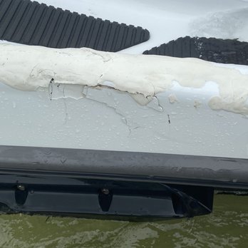 Clearwater Watersports - Old crack repaired with putty - Jet Skis Near Me - Clearwater Beach, Florida