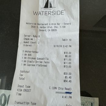 Waterside - New American Near Me - Oxnard, California