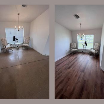 VRMMM Flooring - Living room before and after. LifeProof LVP - Flooring Near Me - North Port, Florida VRMMM Flooring - Living room before and after. LifeProof LVP - Flooring Near Me - North Port, Florida