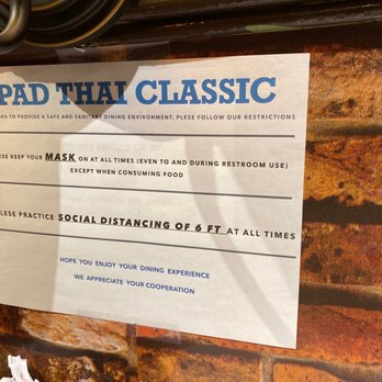 Pad Thai Classic - Great Dine in service! Very clean ! - Thai Near Me - Long Beach, California
