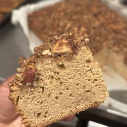 Aspired Vegan Cafe - Moist delicious vegan cakes. this one is apple cinnamon crunch