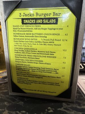 Menu photo 3 3 Jacks Burger Bar Dunmore, PA