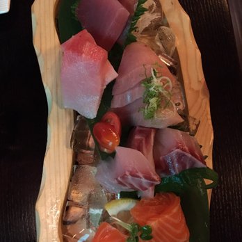 Sushi Tri - Sashimi platter. Fresh and delicious. Served over ice in a neat wood bowl. - Sushi Bars Near Me - Novato, California Sushi Tri - Sashimi platter. Fresh and delicious. Served over ice in a neat wood bowl. - Sushi Bars Near Me - Novato, California