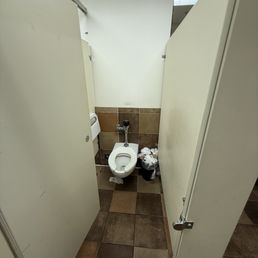 These bathrooms are very nasty they don't bother cleaning them . Sad to see that even the employees there are disgusting. These bathrooms are very nasty they don't bother cleaning them . Sad to see that even the employees there are disgusting.