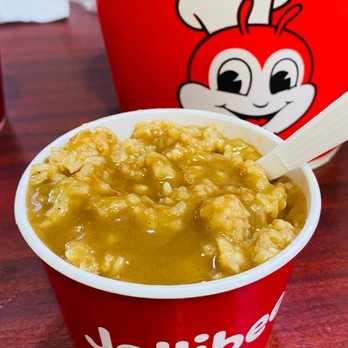 Jollibee - Adobo Rice with gravy - Chicken Shop Near Me - Rancho Cucamonga, California Jollibee - Adobo Rice with gravy - Chicken Shop Near Me - Rancho Cucamonga, California