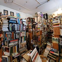Arcadian Books & Art Prints - Getting around can be a little tight.