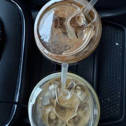Butter pecan latte & abuelita latte Butter pecan latte & abuelita latte