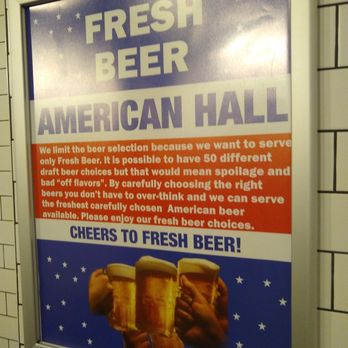 American Hall - Bathroom propaganda posters - Beer Bar Near Me - New York, New York American Hall - Bathroom propaganda posters - Beer Bar Near Me - New York, New York