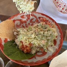 Chicken Taco Salad with Poblano Ranch Dressing Chicken Taco Salad with Poblano Ranch Dressing