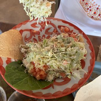 Lupe Tortilla Mexican Restaurant - Chicken Taco Salad with Poblano Ranch Dressing - Mexican Near Me - Houston, Texas