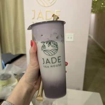 Jade Tea House - 8. Taro Milk w/ Ube Cream - Desserts Near Me - Davie, Florida Jade Tea House - 8. Taro Milk w/ Ube Cream - Desserts Near Me - Davie, Florida