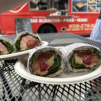 Zs Buddies - Mt. Fuji Sushi Burrito - Food Trucks Near Me - San Diego, California