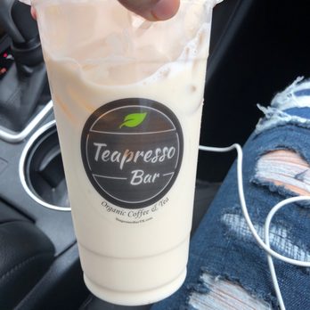 Teapresso Bar - Mango milk green tea - Coffee & Tea Near Me - Sugar Land, Texas