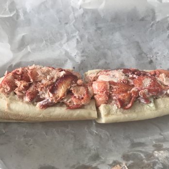 Korner Store - a lobster sandwich on a piece of wax paper - Pizza Near Me - Oakland, Maine