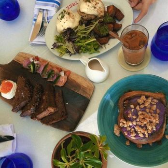 Hau Tree - Salmon board, ube cinnamon roll, crab cake Benedict - Seafood Near Me - Honolulu, Hawaii Hau Tree - Salmon board, ube cinnamon roll, crab cake Benedict - Seafood Near Me - Honolulu, Hawaii