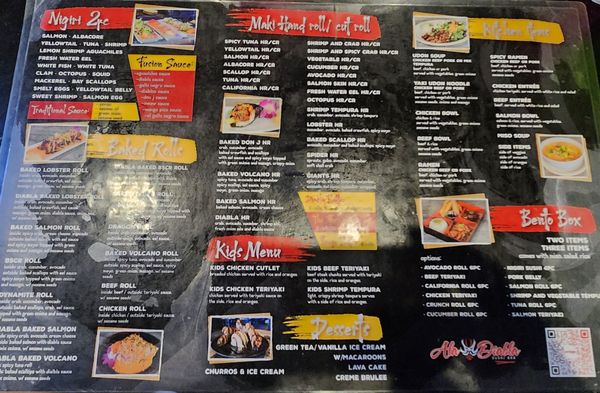 Menu photo 1 A La Diabla Sushi San Fernando, CA