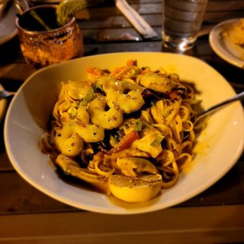 Bonefish Grill - Bonefish Signature Pasta with Jumbo Shrimp - Seafood Near Me - Cary, North Carolina