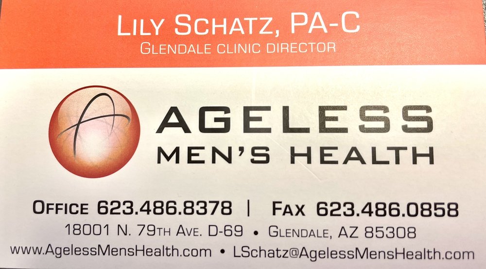 AGELESS MEN’S HEALTH Updated September 2024 18001 N 79th Ave, Glendale, Arizona Medical