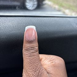 Maya's Nails and Spa - Shaping and filing is very uneven