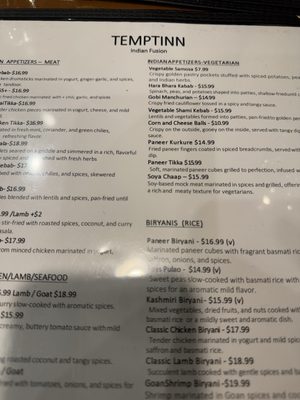 Menu photo 1 Temptinn Naperville, IL