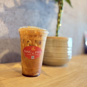 Tang & Java - Toasted Tiramisu Oat Milk Latte - Gelato Near Me - Woodland Hills, California